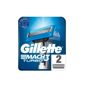 Сменные кассеты Gillette MACH3 Turbo Aloe 2 шт