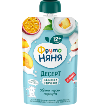Десерт_молочный_яблоко_персик_маракуйя_90_г